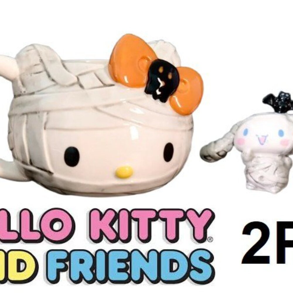 Blue Sky Clayworks Hello Kitty Mummy Mug & Figurine Set